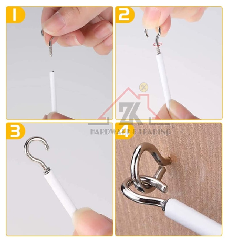 [RANDOM COLOUR] Curtain Rod Curtain Spring Wire Tali Dawai Langsir ...