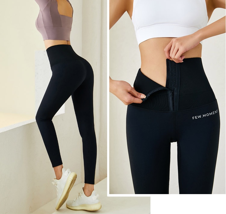 Fitness Pants For Women Wearing Hip Lifting Training High Waist Elastic Tight Yoga Pants 7576