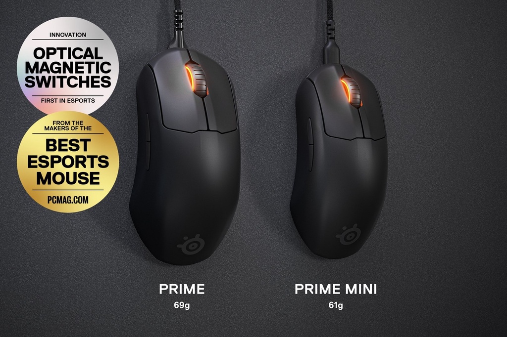 Steelseries Prime Mini Precision Esports Gaming Mouse (62421) | Shopee ...