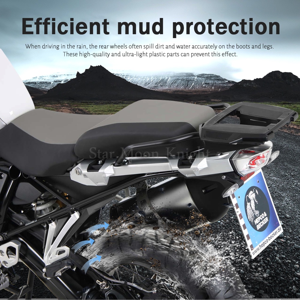 Rear Wheel Mudsling Inner Fender Mudguard Extension Splash Guard ...