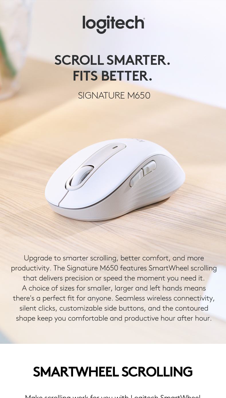 Logitech Signature M650 - Low Budget Logitech Productivity Mouse 