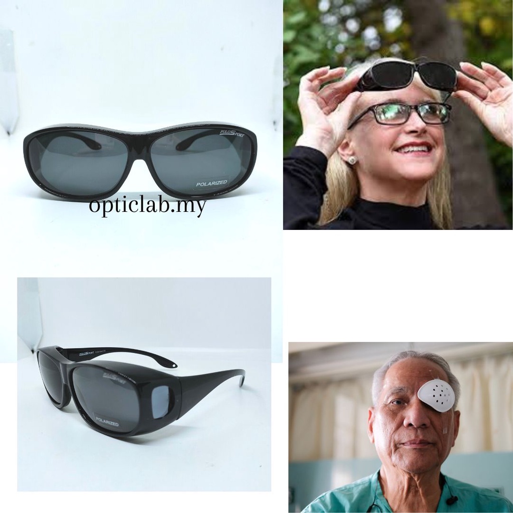 Polarized Fitover Sunglasses, Occhiali Da Sole Unisex-Adulto
