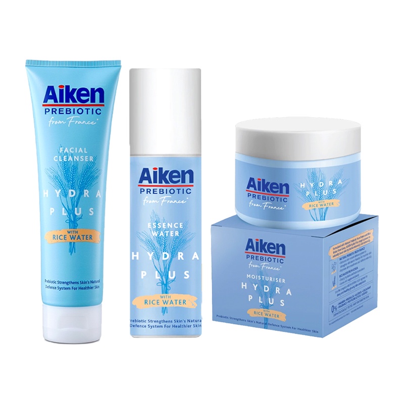 Aiken Prebiotic Hydra Plus Skin Care Signature Full Set Combo Set 72H ...