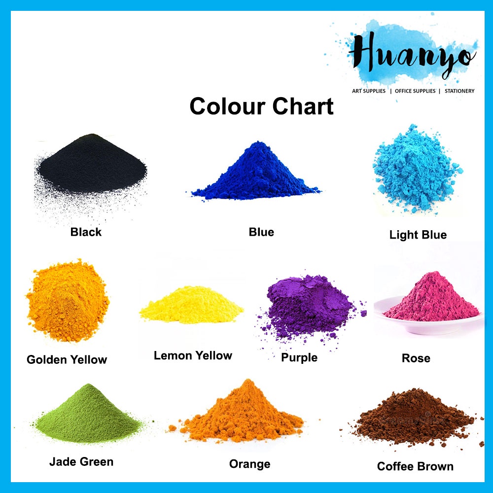 [HUANYO] Five Star Fabric Colour Dye Powder (30 Gram Per Pack) | Shopee ...
