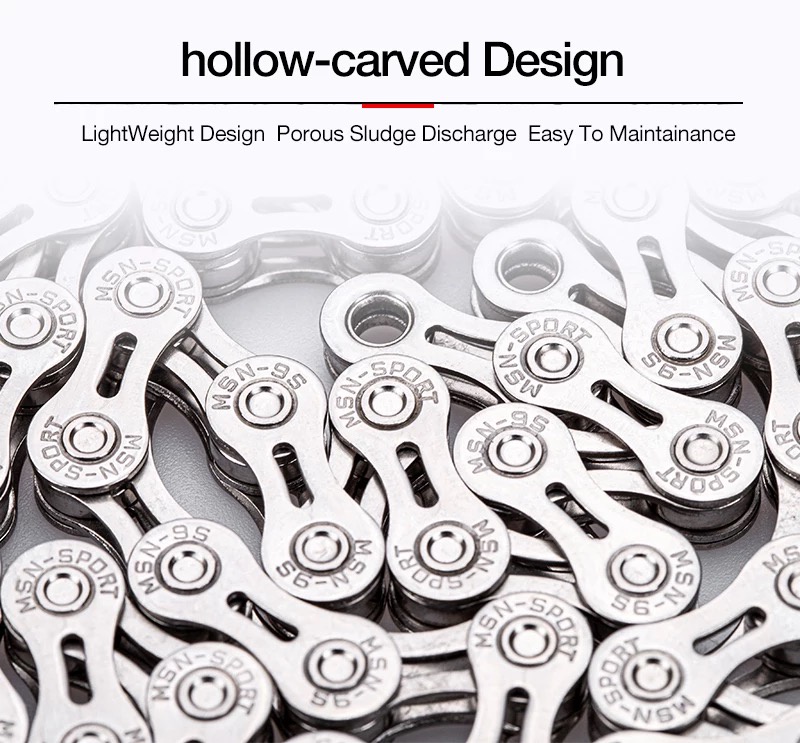 [ORIGINAL] MSN Sport High Performance Bicycle Chain 116L 8/9/10/11/12 ...