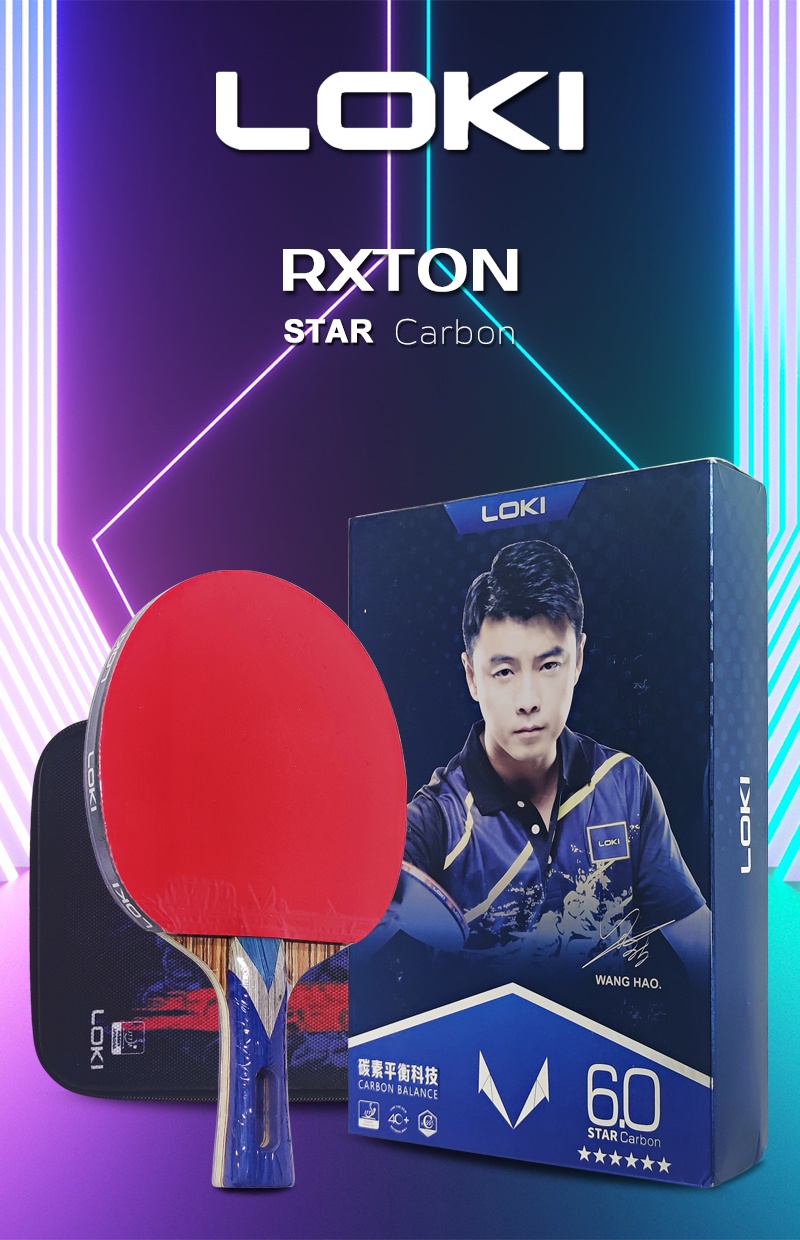 Loki RXTON R-Series 5/6/7 Star Table Tennis Racket Carbon Balance ...