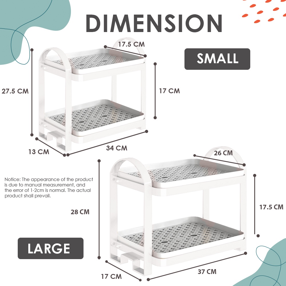 Worthbuy Detachable Cup Holder Double Layer Cup Rack Multipurpose Mini ...