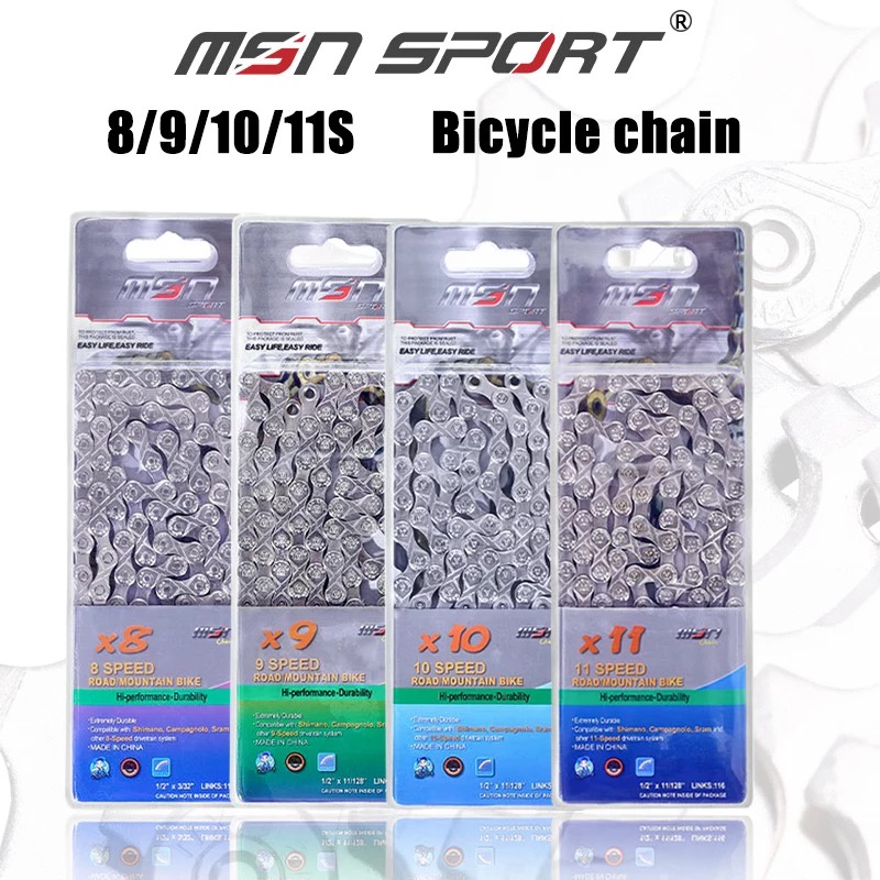 [ORIGINAL] MSN Sport High Performance Bicycle Chain 116L 8/9/10/11/12 ...