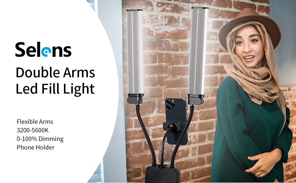 [Malaysia Stock] Selens Photographic Lighting 3200-5600K Led Light ...