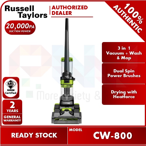 Russell Taylors MultiFunction Carpet Washer + Vacuum Cleaner CW800