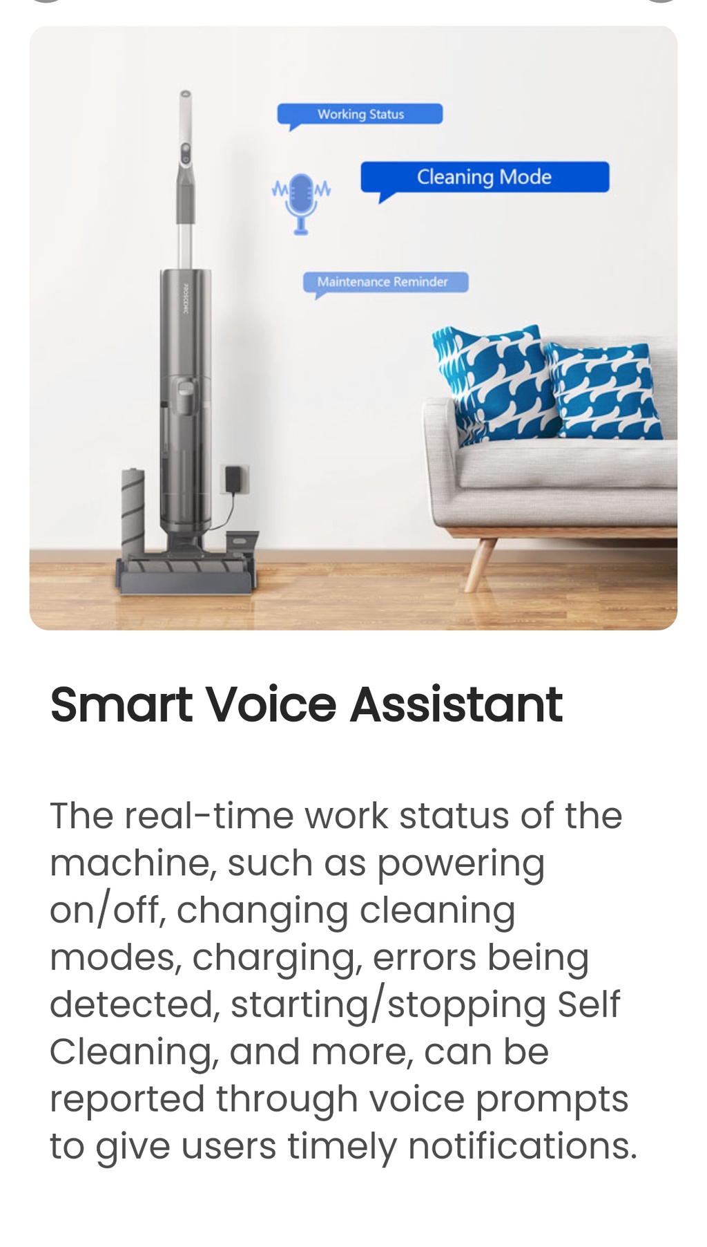 Dibea x Proscenic F20 WashVac Wet Dry Cordless Vacuum Cleaner & Floor