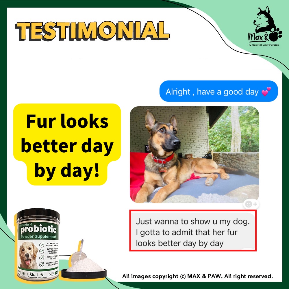 【Handy Pack】Max & Paw Pet Supplement Dog Supplement Probiotic - All ...