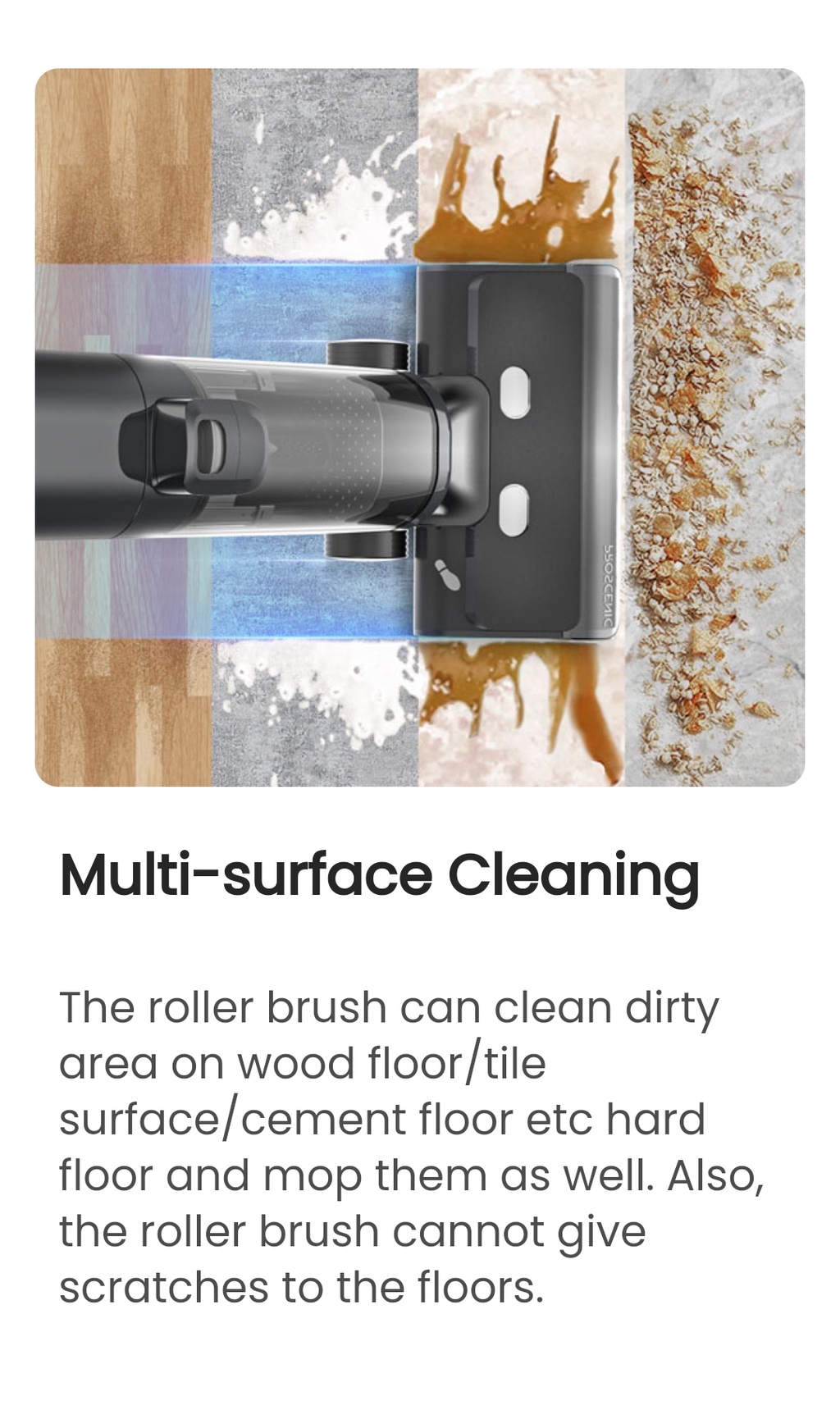 Dibea x Proscenic F20 WashVac Wet Dry Cordless Vacuum Cleaner & Floor