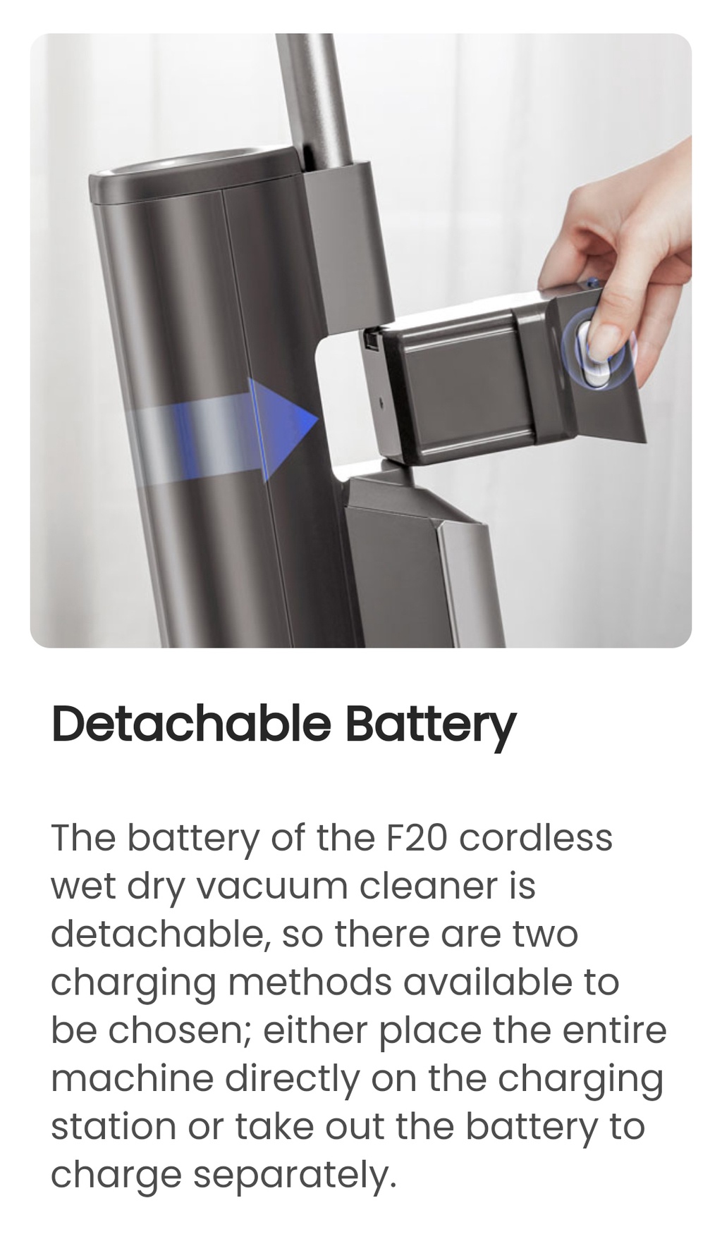 Dibea x Proscenic F20 WashVac Wet Dry Cordless Vacuum Cleaner & Floor