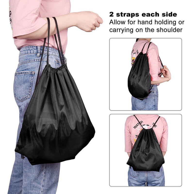 Unisex Waterproof Drawstring Bag Sport Gym Drawstring Bag Small ...