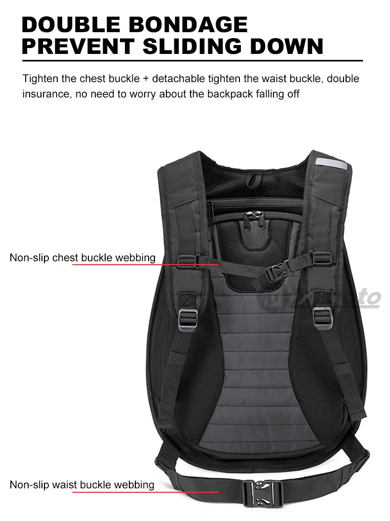 Carbon Motorcycle Backpack Waterproof Motocross Helmet Bag High ...
