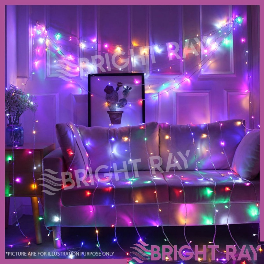 LED String Fairy Light Waterproof Lampu Hiasan Rumah LED Lampu Lip Lap ...