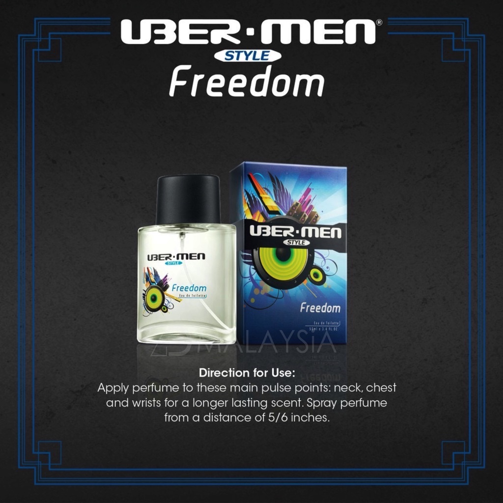 Ubermen EDT Sports Motion/Style Freedom/Casual/Style Freedom Extreme ...