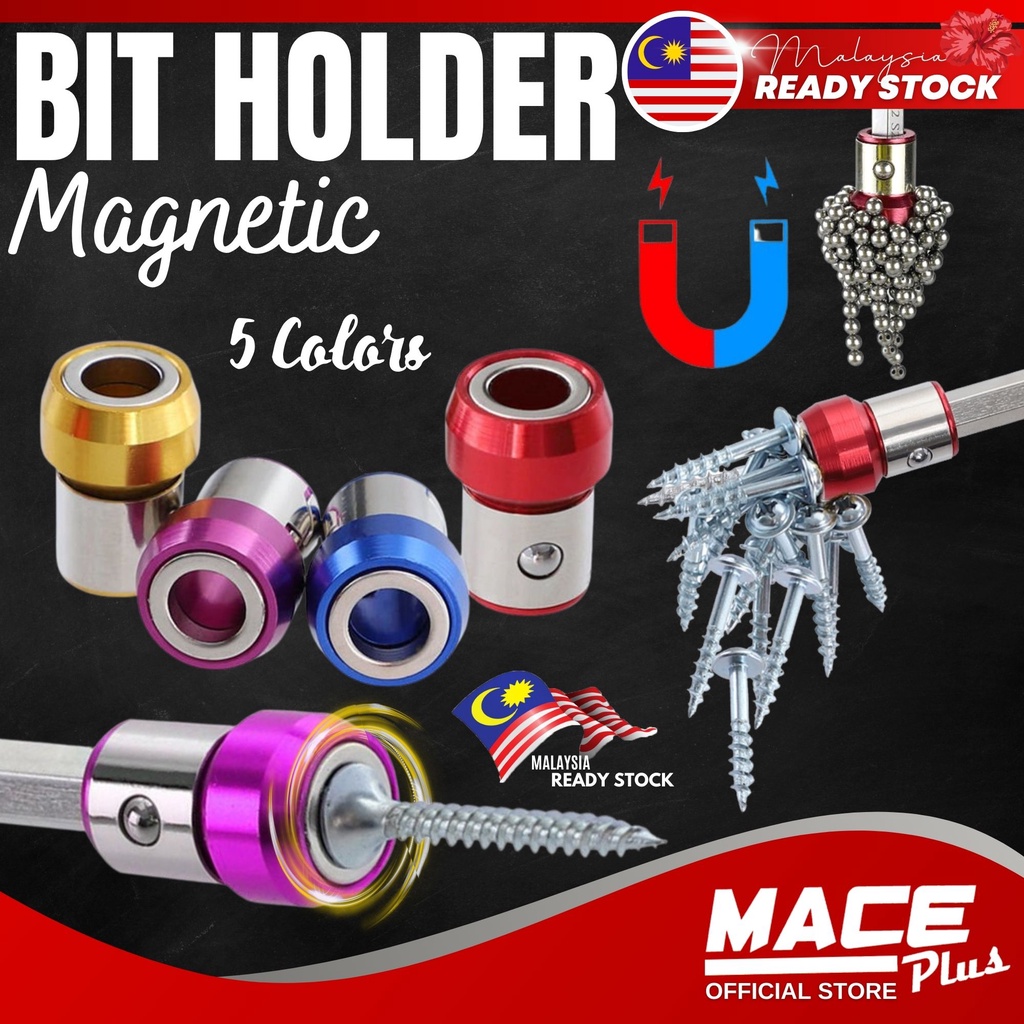 Magnetic Bit Holder Magnetic Ring Strong Metal Steel Screwdriver Head ...