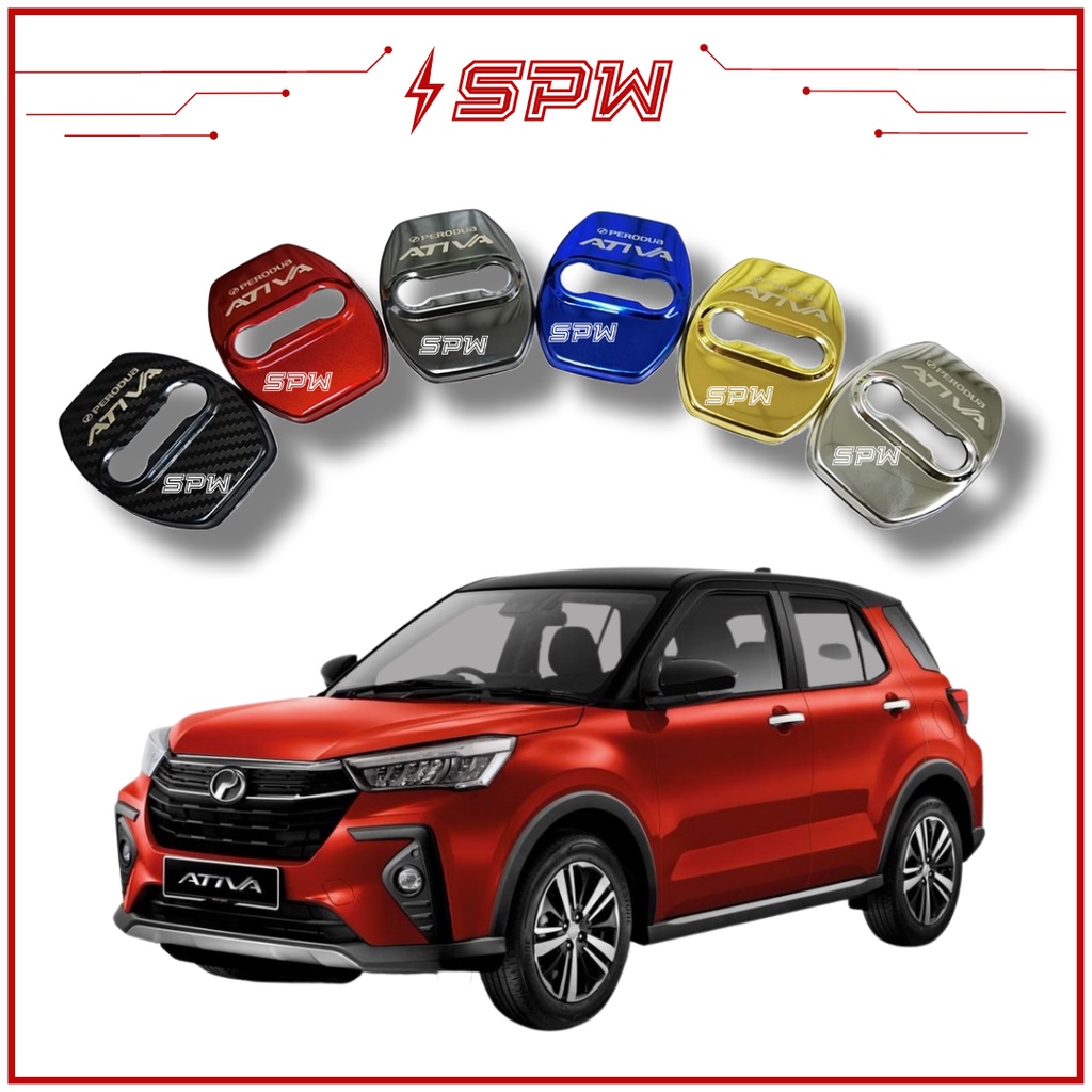 (Full Set/4 PCS) Door Latch Cover Perodua Ativa Toyota Proton Honda ...