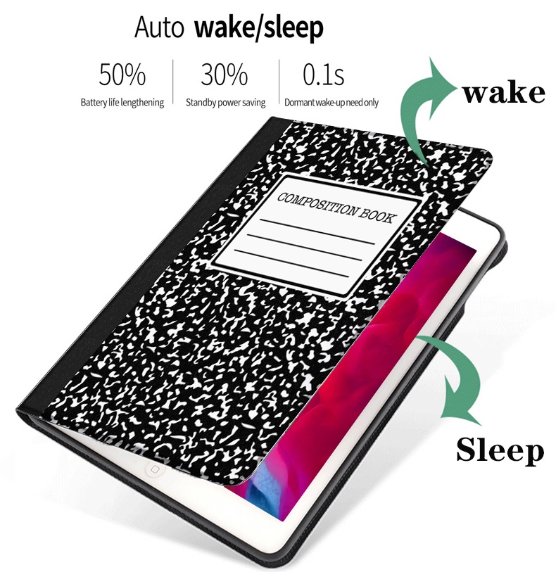 ipad Case Notepad pattern case for ipad air 4 case air 5 air2 3 10.5 ...