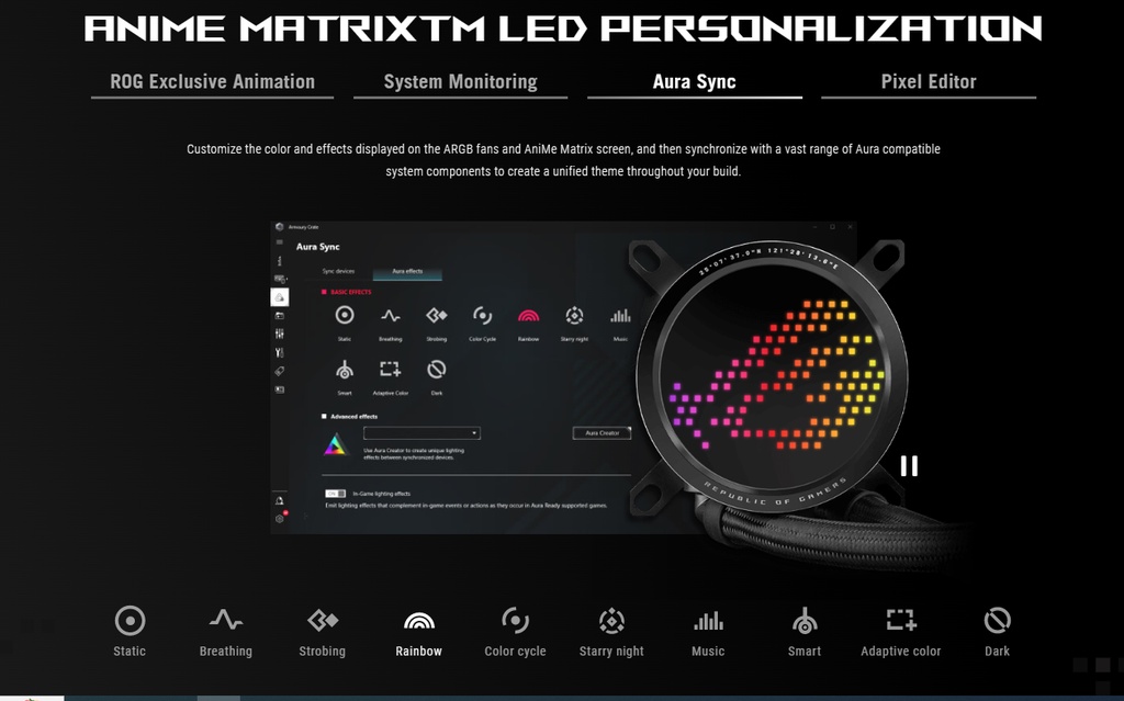 ITW | ASUS ROG Ryou III 240 ARGB AIO Liquid CPU Cooler w/ Asetek 8th ...