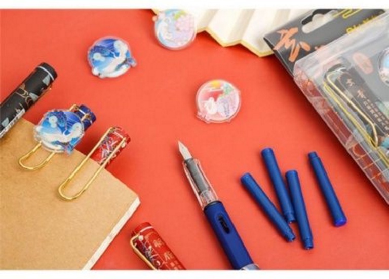 Ancient style national tide fountain pen high face value古风国潮钢笔高颜值仙气少女心可 ...