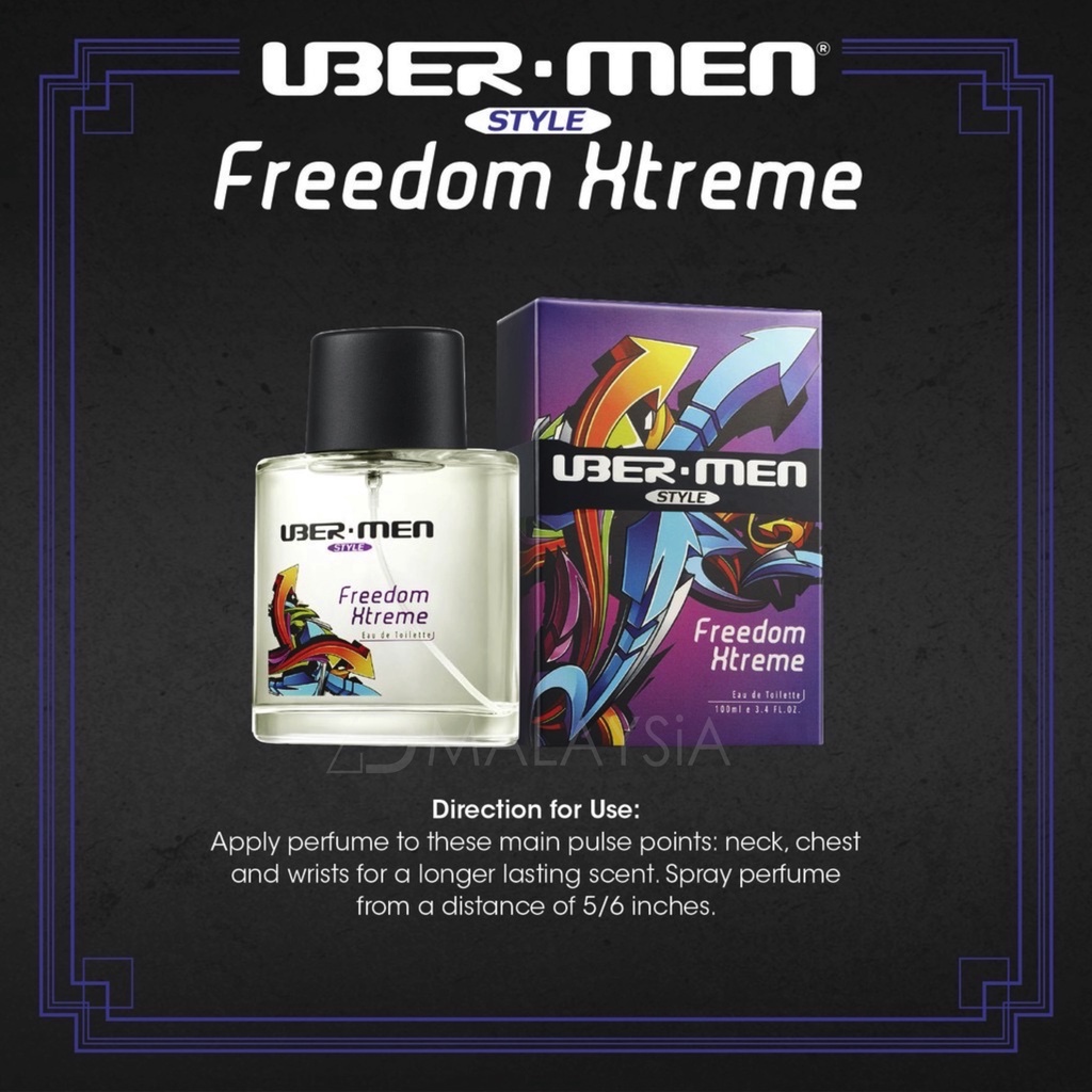 Ubermen EDT Sports Motion/Style Freedom/Casual/Style Freedom Extreme ...