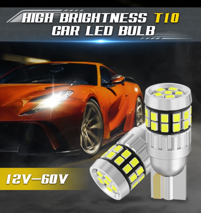 Oprah 2pcs W5W LED T10 Lights 12V-60V For Car Truck Interior Bulbs High ...