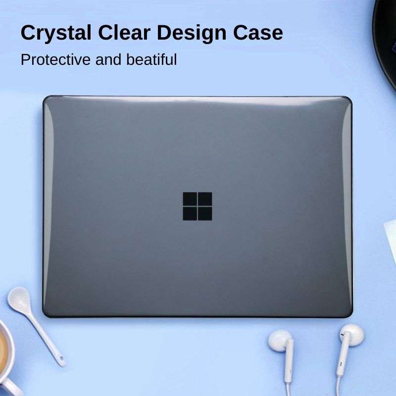 CRYSTAL CLEAR PC Case Microsoft Surface Laptop 7 Go 5 4 3 2 1 12.4 13.8 ...