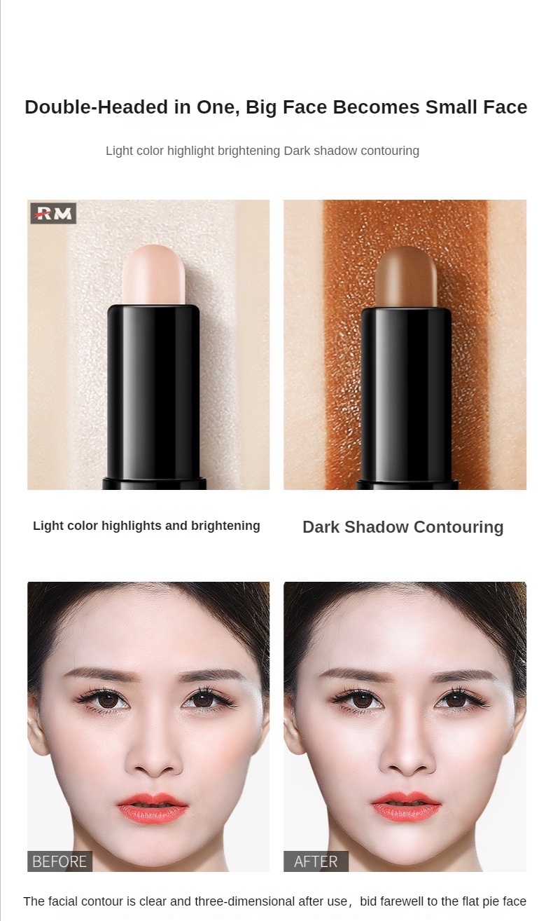 ZEESEA Highlighter Shading Contouring Stick Makeup Contour Rod Three ...