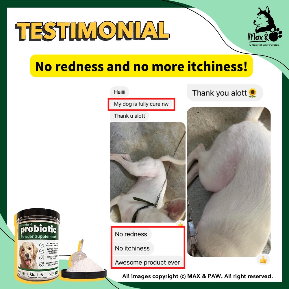 【Handy Pack】Max & Paw Pet Supplement Dog Supplement Probiotic - All ...