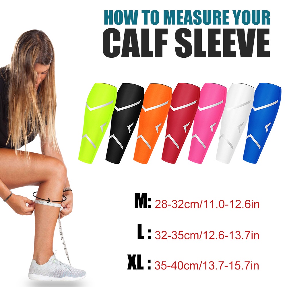 SPOSAFE Calf compression sleeve for man women leg support for biking ...