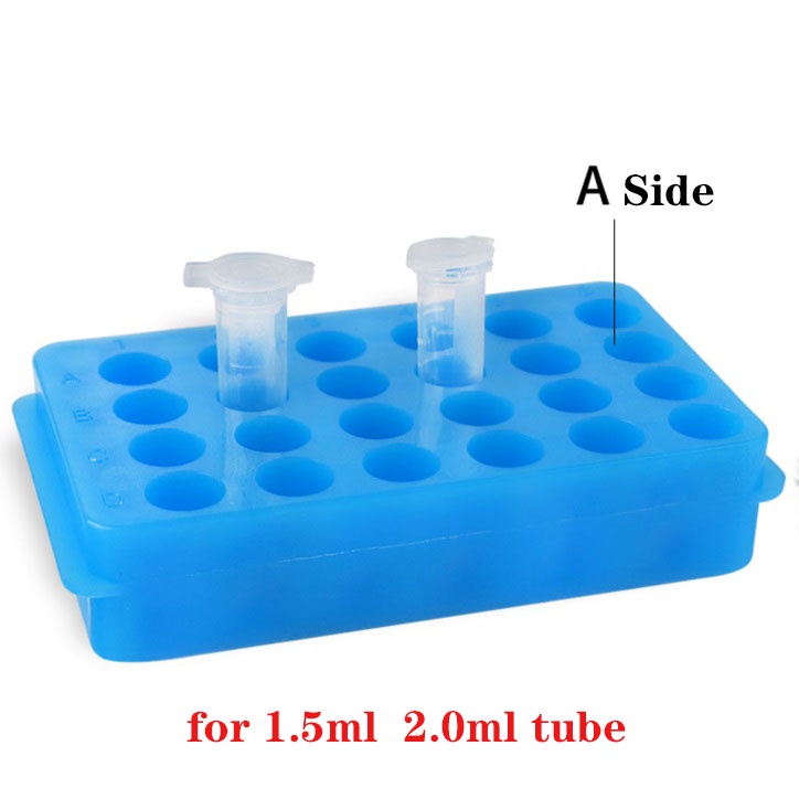 PCR Tube Rack Double Side24/32/60/96 Wells for 0.5ml 1.5ml 2ml Plastic ...
