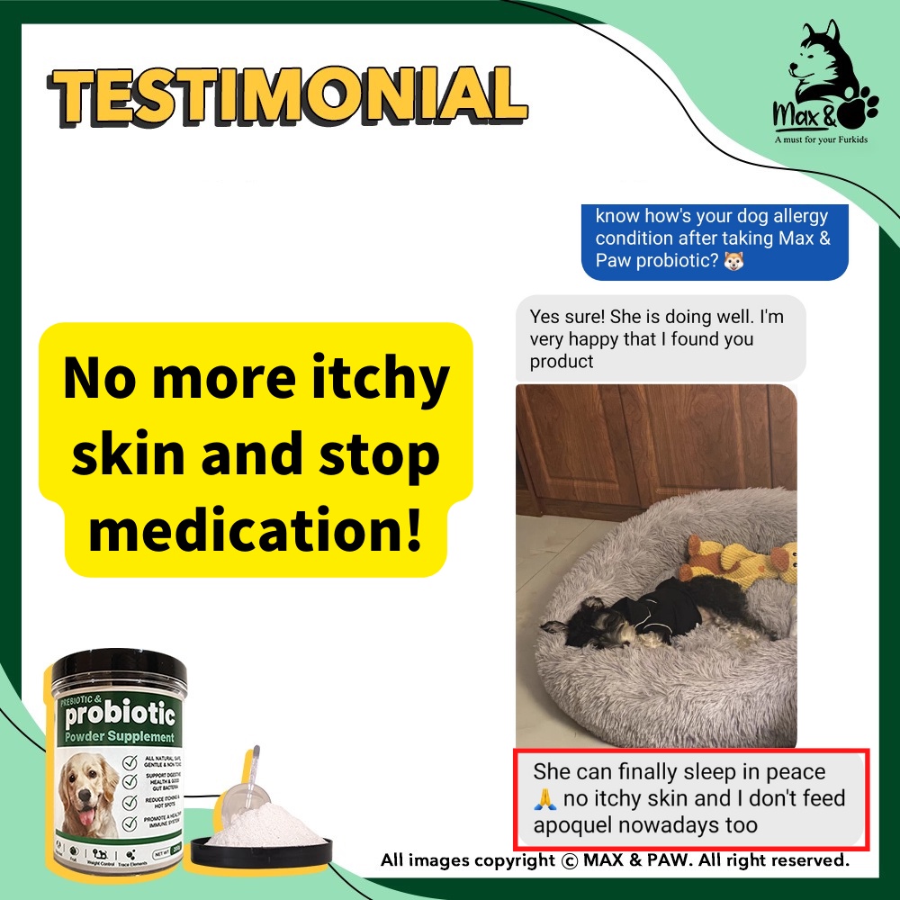 【Handy Pack】Max & Paw Pet Supplement Dog Supplement Probiotic - All ...
