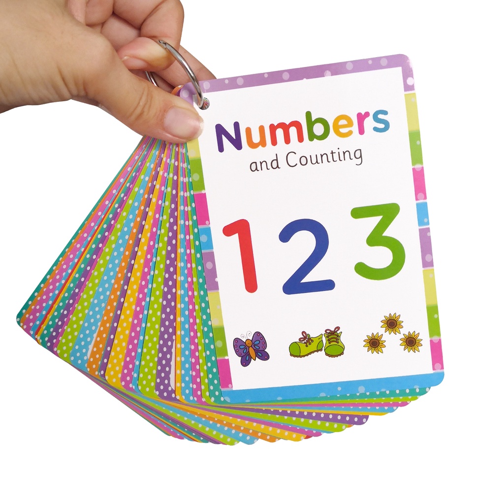 Numbers Cards Learning 1-100 Flashcards Kids Educational Learning Toys ...