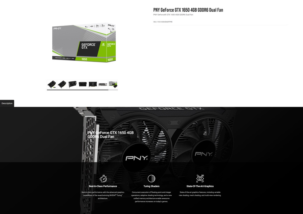 Pny nvidia geforce discount gtx 1650 super