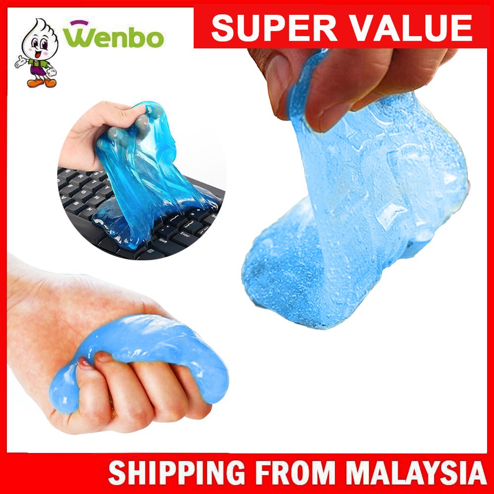 Wenbo Car Cleaning Gel Keyboard Cleaning Gel Reusable Sticky Jelly Glue Gum Dashboard Dust Gel