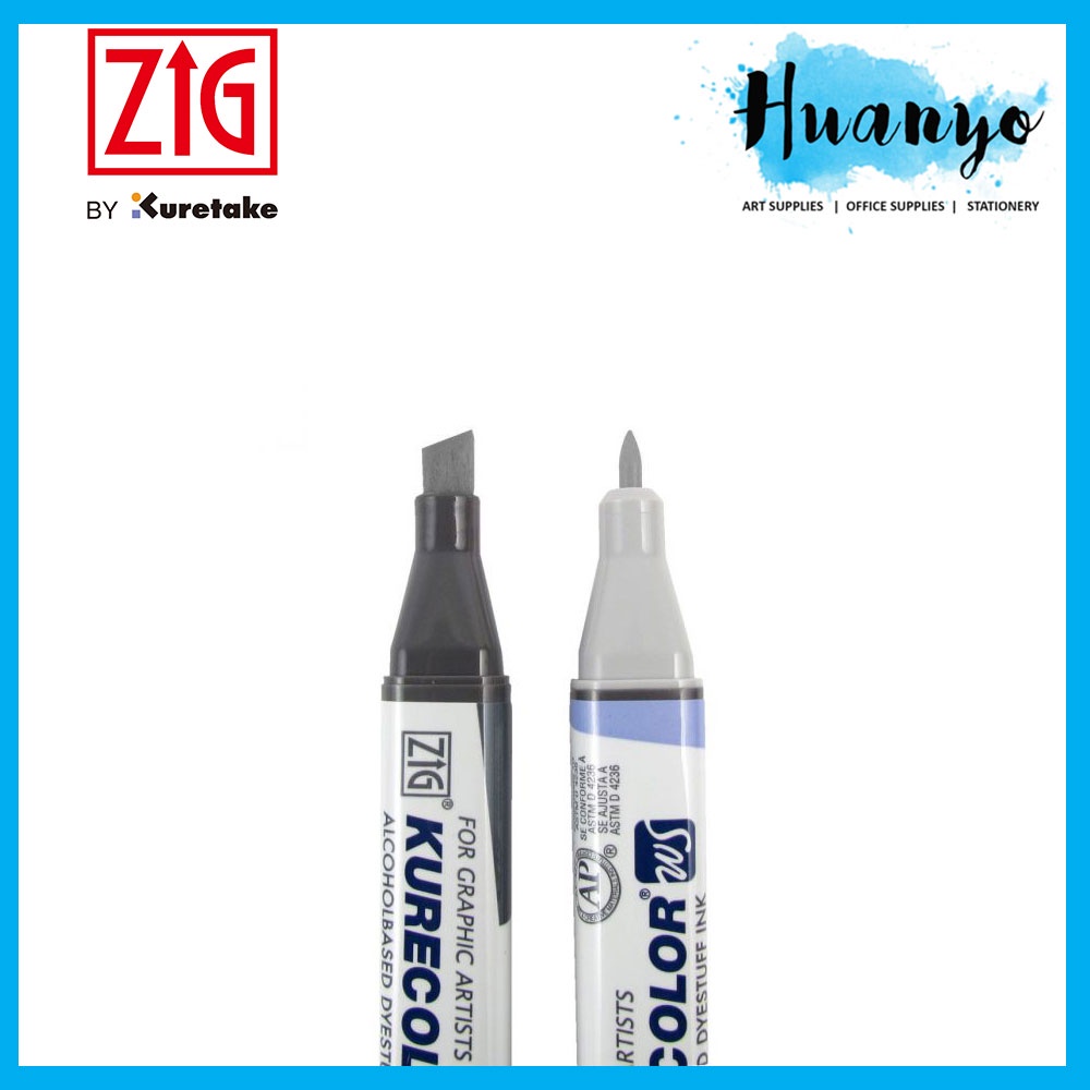 Zig Kurecolor Twin WS Colour Color Marker Cool Gray / Warm Gray / Gray ...