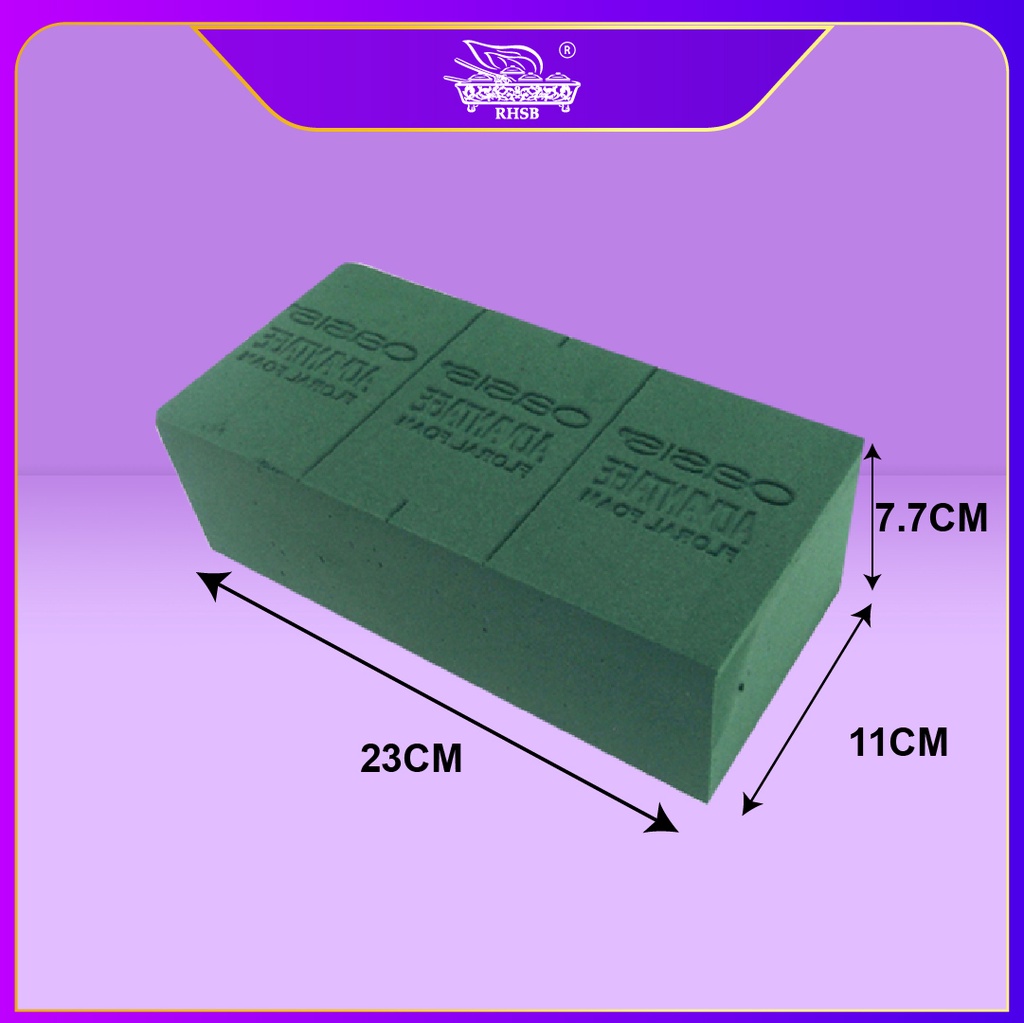 SPAN BUNGA / DRY FOAM / SPAN BUNGA KERING / GABUS BUNGA / FOAM BUNGA /BOUQUET SPAN / FLORAL FOAM