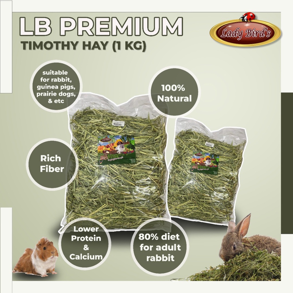 Picture of Premium Grade Alfalfa Timothy Hay 500g/1kg - for Rabbits, Guinea Pigs ...