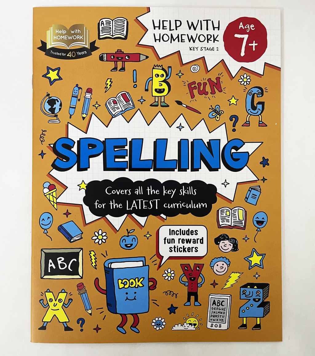 Spelling Educational Workbook for Kids (Age 7+) To Learn about ...