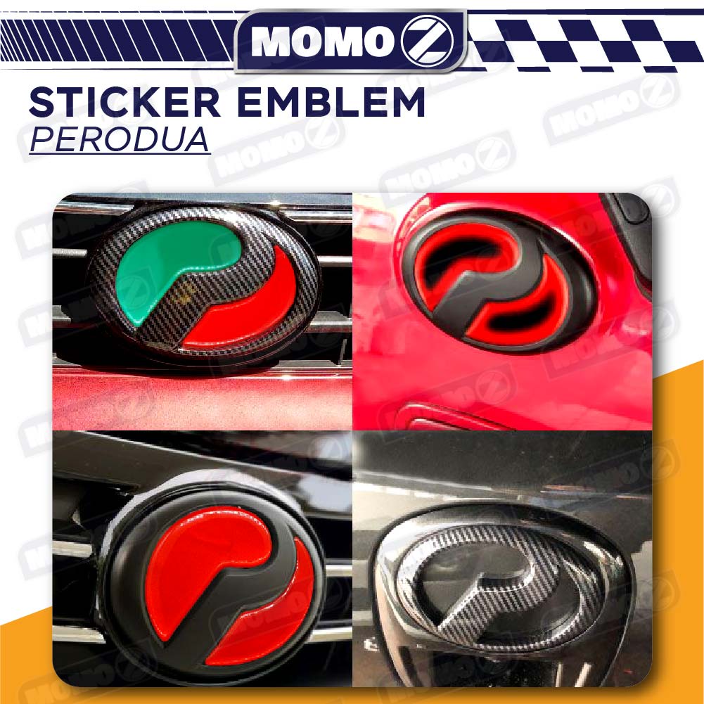 Car Perodua Rear Front Reflector Emblem 3D Logo Bonnet Emblem Sticker ...