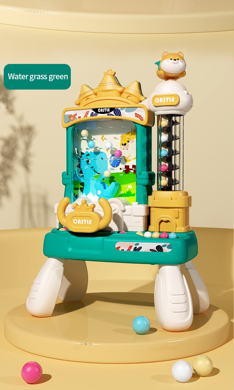 [Qilemeng] Pinball Toys Children's Game Console Toys Bean Catching ...