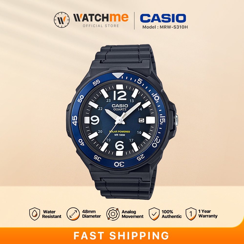 CASIO MRW-S310H SERIES Fashion Analog Watch 100m Water Resistant