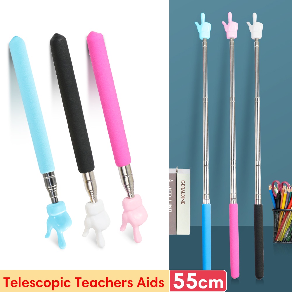 55cm Telescopic Teaching Pointer Whiteboard Pointer Teaching Pen Aids ...