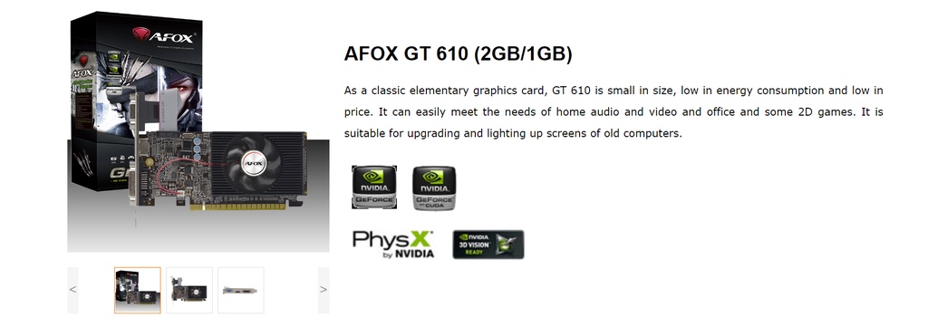 Nvidia gt 610 online precio