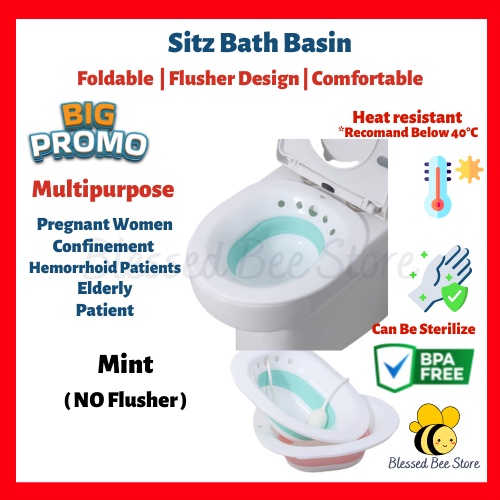 Sitz Bath Basin Toilet Maternity Toilet Besen Tangas Postpartum Hemorrhoid Perineum Tangas