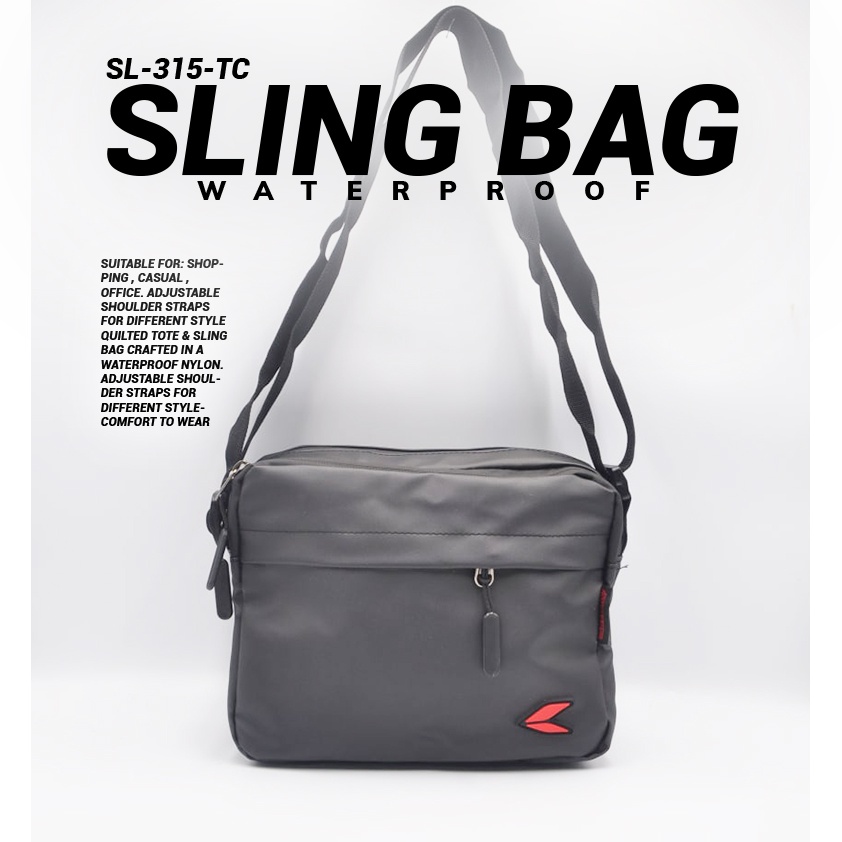 Waterproof Sling beg Crossbody bag Messagers bag NYLON FASHION SLING BAG SL 315 READY STOCK IN MALAYSIA