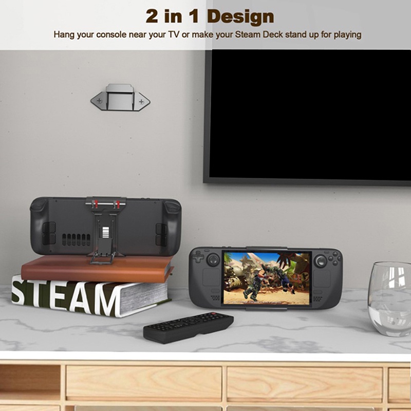 Foldable Portable Desktop Stand Holder Wall-Mounted Storage Bracket ...